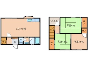 ハイツヨシダの物件間取画像